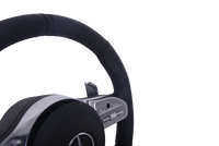 Full Leather Mercedes-AMG Steering Wheel 2014-2022 - fitting detail - Becquet Voiture