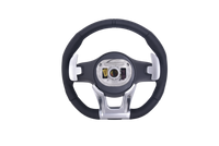Full Leather Mercedes-AMG Steering Wheel 2014-2022 - close-up view - Becquet Voiture