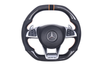 Volant Mercedes AMG Edition 1 Fibre Carbone - vue de face - Becquet Voiture