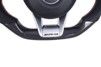 Volant Mercedes AMG Edition 1 Fibre Carbone - vue de trois-quarts - Becquet Voiture