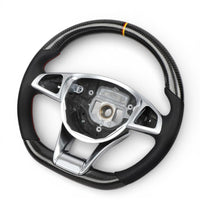 Volant Performance Carbone Mercedes-Benz CLA C117 2013 à 2019 - vue de profil 2 - Becquet Voiture