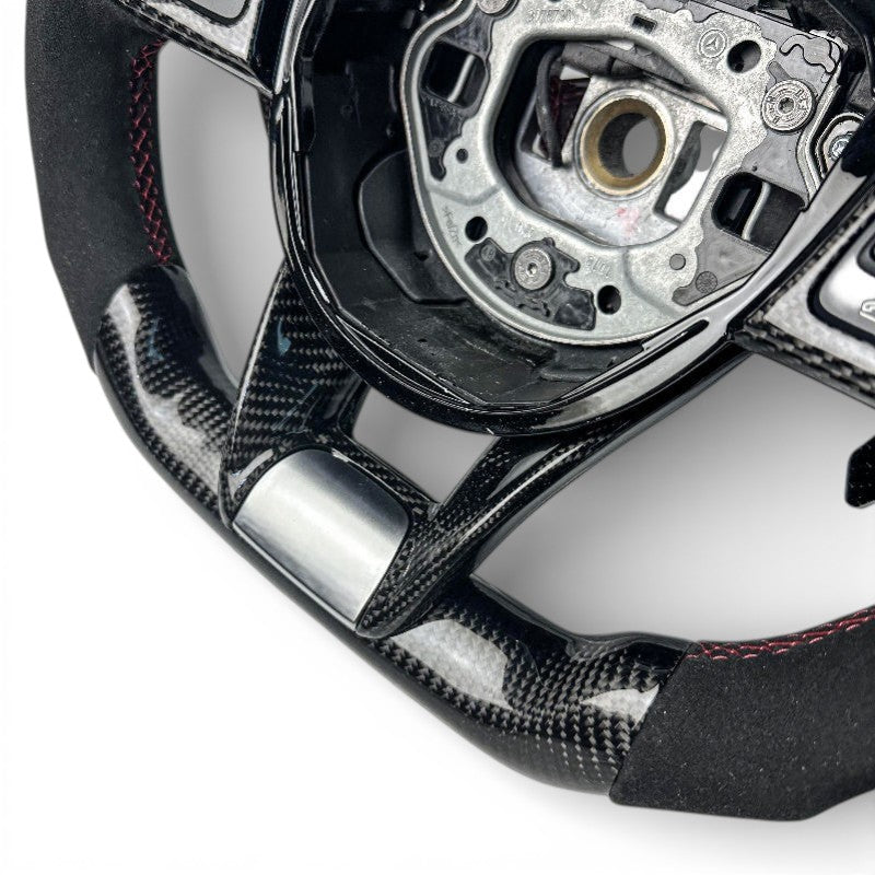 Carbon-Sportlenkrad Mercedes-Benz S-Klasse W222 2013–2020 - Dreiviertelansicht 2 - Becquet Voiture