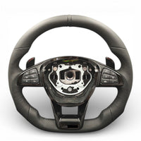 Carbon-Sportlenkrad Mercedes-Benz S-Klasse W222 2013–2020 - Nahansicht 3 - Becquet Voiture