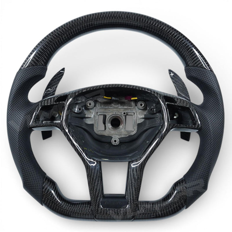 Volant Performance carbone Mercedes Classe A W176 2012-2018 - vue arrière 3 - Becquet Voiture