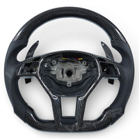 Volant Performance carbone Mercedes Classe A W176 2012-2018 - vue de face 2 - Becquet Voiture