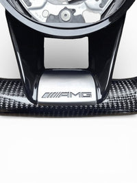 Volant Performance carbone Mercedes Classe C W205 Pack AMG 2014-2021 - en situation 2 - Becquet Voiture