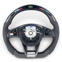 Volant Performance carbone Mercedes Classe C W205 Pack AMG 2014-2021 - vue rapprochée - Becquet Voiture