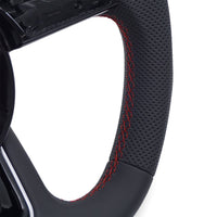 Performance-Lenkrad flach Audi A3 S3 8V Leder 2012–2020 - Dreiviertelansicht 2 - Becquet Voiture