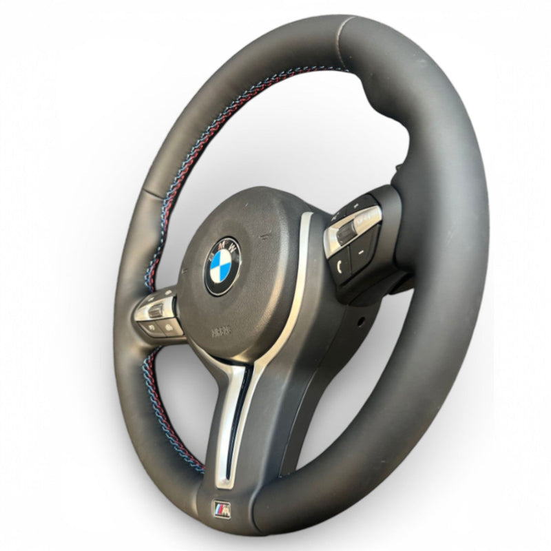 M-Lenkrad Performance Pack BMW 2er F22 M2 F87 Leder Alcantara Carbon - Rückansicht - Becquet Voiture