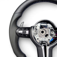 M-Lenkrad Performance Pack BMW 2er F22 M2 F87 Leder Alcantara Carbon - Nahansicht 2 - Becquet Voiture