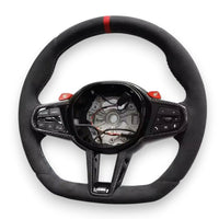 M Performance Lenkrad Paket BMW 2er G42 M2 G87 Alcantara Carbon - Seitenansicht 2 - Becquet Voiture