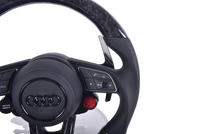 Sportlenkrad Audi A3 S3 RS3 8Y 2014-2024 aus geschmiedetem Carbon - Studio-Packshot - Becquet Voiture