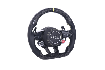Volant Sport Audi A3 S3 RS3 8Y Carbone Forgé Sur Mesure - vue rapprochée - Becquet Voiture