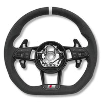 Volant Sport Audi R8 II TT Mk3 Carbone Alcantara - installé sur véhicule 2 - Becquet Voiture