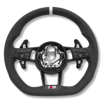 Volant Sport Audi R8 II TT Mk3 Carbone Alcantara - installé sur véhicule 2 - Becquet Voiture