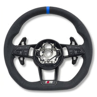Volant Sport Audi R8 II TT Mk3 Carbone Alcantara - packshot studio 2 - Becquet Voiture