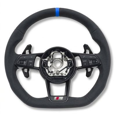 Volant Sport Audi R8 II TT Mk3 Carbone Alcantara - packshot studio 2 - Becquet Voiture
