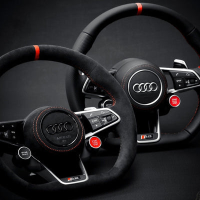 Volant Sport Audi R8 II TT Mk3 Carbone Alcantara - vue arrière - Becquet Voiture