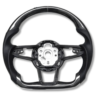 Volant Sport Audi R8 II TT Mk3 Carbone Alcantara - vue rapprochée - Becquet Voiture