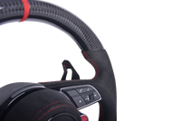 Volant Sport Audi RS3 A3 S3 A4 A5 8Y Cuir Alcantara V5 - packshot studio - Becquet Voiture