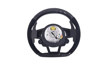 Volant Sport Audi RS3 RSQ3 A3 S3 A4 A5 8Y 2014-2024 Carbone V3 - vue rapprochée - Becquet Voiture