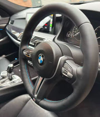 Sportlenkrad BMW M-Paket X6 F16 2014 2019 - Montagedetail 2 - Becquet Voiture