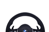 Volant Sport BMW Série F Carbone Alcantara LED V3 - vue arrière - Becquet Voiture