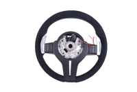 Volant Sport BMW Série F Carbone Alcantara LED V3 - vue rapprochée - Becquet Voiture