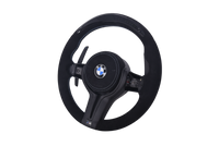 Volant Sport BMW Série F Carbone Alcantara LED V6 - vue de dessus - Becquet Voiture