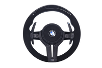 Volant Sport BMW Série F Carbone Alcantara LED V6 - vue de face - Becquet Voiture
