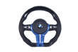Volant Sport BMW Série F Carbone Forgé Cuir LED