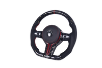 Volant Sport BMW Série F Fibre Carbone Cuir Alcantara - vue arrière - Becquet Voiture