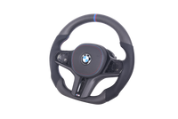 Volant Sport BMW Série G Cuir Mat Carbone - vue arrière - Becquet Voiture