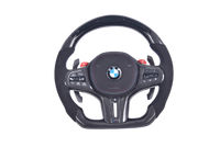 Volant Sport BMW Série G G80 G82 G83 Carbone Alcantara LED - vue de face - Becquet Voiture