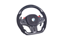 Volant Sport BMW Série G G80 G82 G83 Carbone Alcantara LED - vue de profil - Becquet Voiture