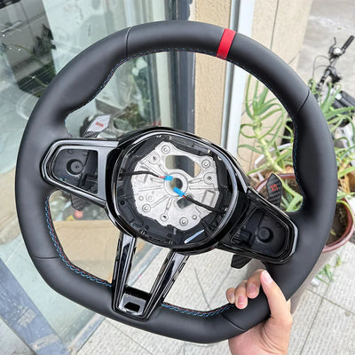 Volant Sport CS Cuir Nappa BMW Séries 3 4 5 G20 G30 - vue de face 2 - Becquet Voiture