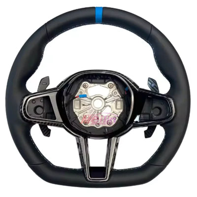 Volant Sport CS Cuir Nappa BMW Séries 3 4 5 G20 G30 - vue de profil - Becquet Voiture