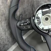 Volant Sport Cuir BMW F30 F10 F20 E90 - vue de profil - Becquet Voiture