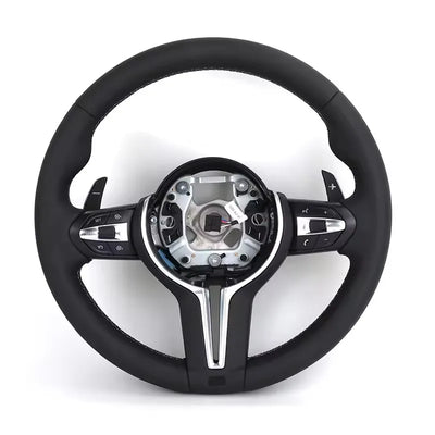 Volant Sport Cuir BMW Séries F M3 M5 E90 - vue de profil - Becquet Voiture