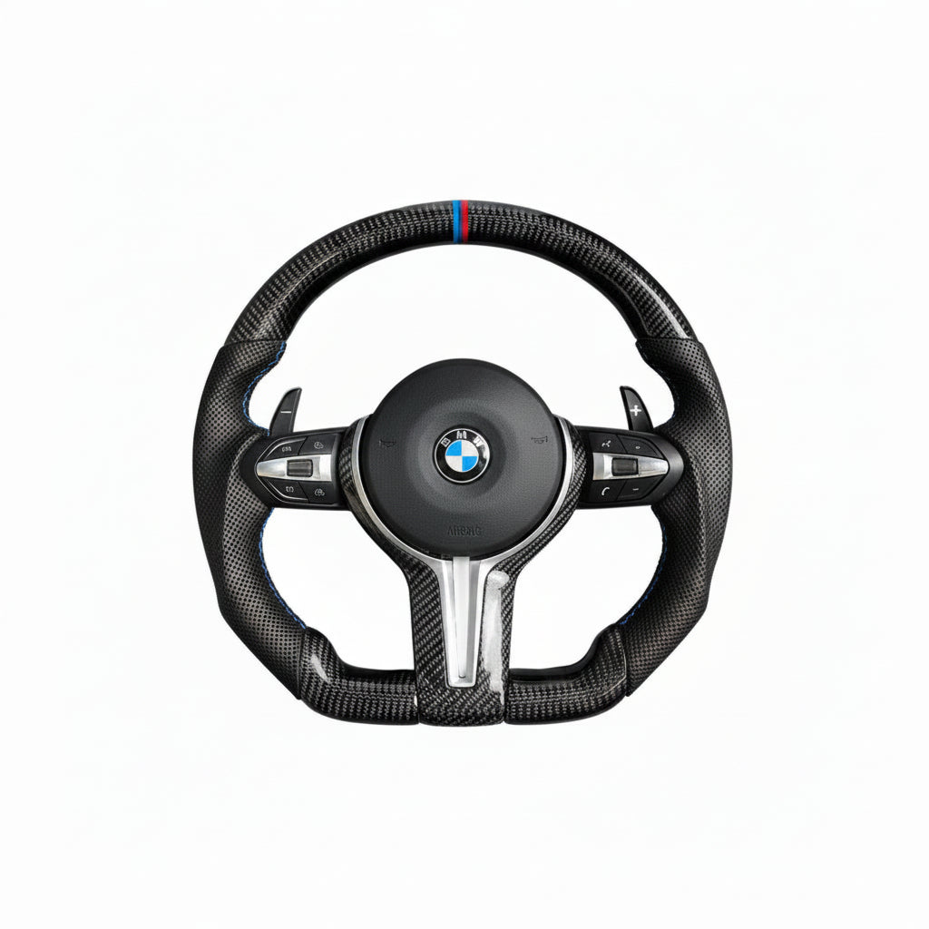 Volant Sport M BMW M3 M5 F30 F10 E90 - vue de face - Becquet Voiture