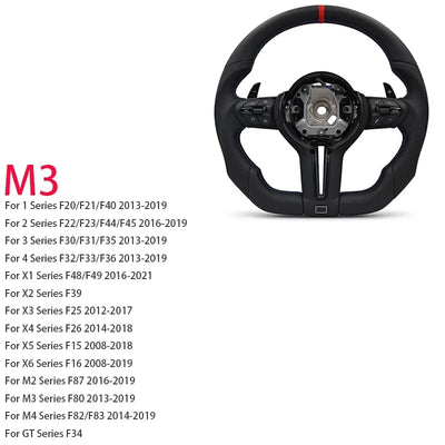 Volant Sport M BMW Série F F30 F10 M3 M4 M5 - détail du montage 2 - Becquet Voiture