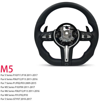 Volant Sport M BMW Série F F30 F10 M3 M4 M5 - détail du montage - Becquet Voiture