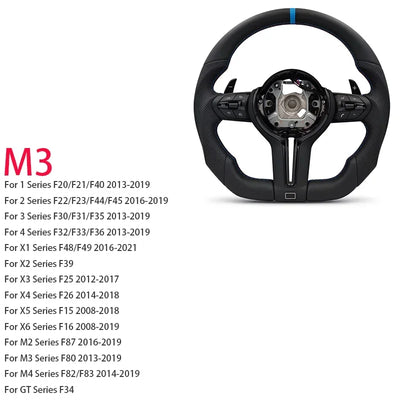 Volant Sport M BMW Série F F30 F10 M3 M4 M5 - vue rapprochée 2 - Becquet Voiture