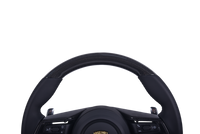 Volant Sport Porsche Macan Cayenne Cuir Alcantara 2015-2024 - vue arrière - Becquet Voiture