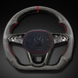 Volant Sport VW Golf 8 GTI R Carbone Alcantara Surpiqures