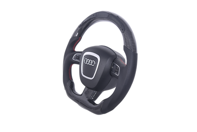 Volant Sur Mesure Audi A3 A4 S4 A5 8T C6 - vue de dessus - Becquet Voiture