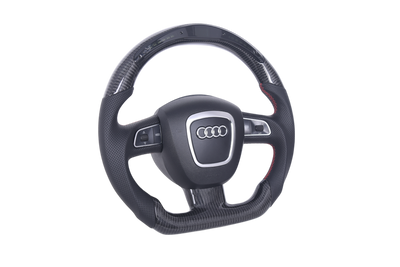 Volant Sur Mesure Audi A3 A4 S4 A5 8T C6 - vue rapprochée - Becquet Voiture