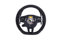 Volant Sur Mesure Porsche Macan Cayenne 2015-2024 - vue rapprochée - Becquet Voiture