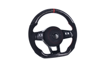 Volant Volkswagen Golf 7 GTI Fibre Carbone Forgé - vue de profil - Becquet Voiture
