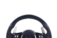 Volant Volkswagen Golf 7 R Carbone Forgé LED - installé sur véhicule - Becquet Voiture